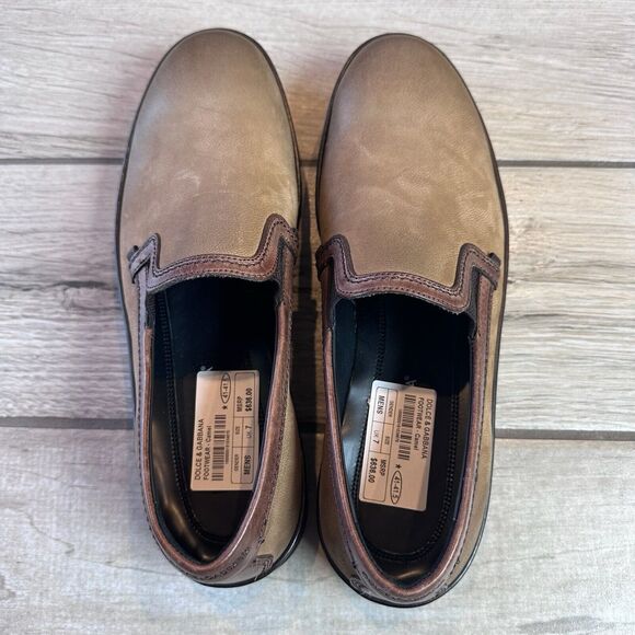 Dolce & Gabbana - Brown  Leather Loafers Size 7 main image 5